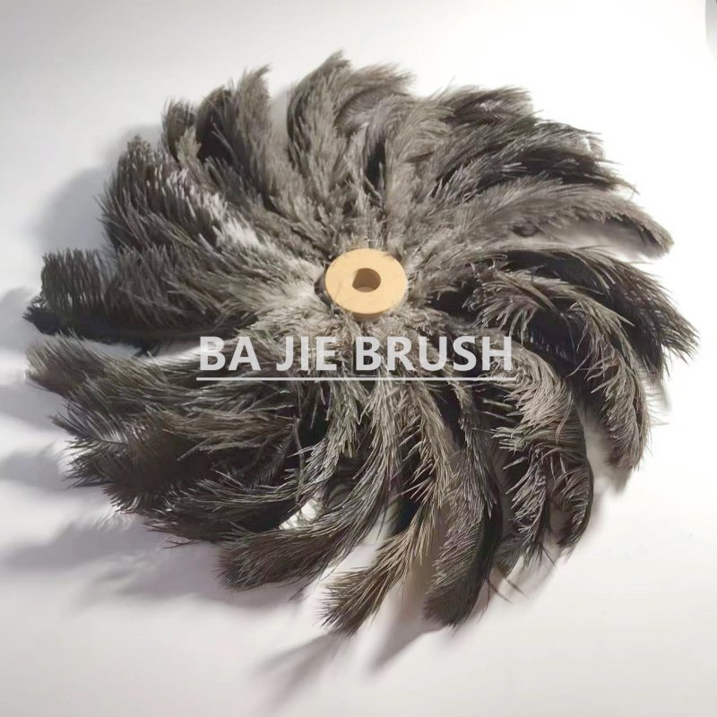Ostrich Feather Roller Brush