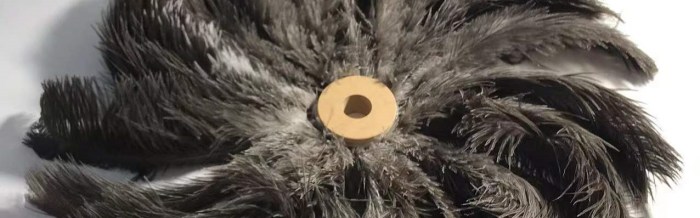 Ostrich Feather Cleaning Brush